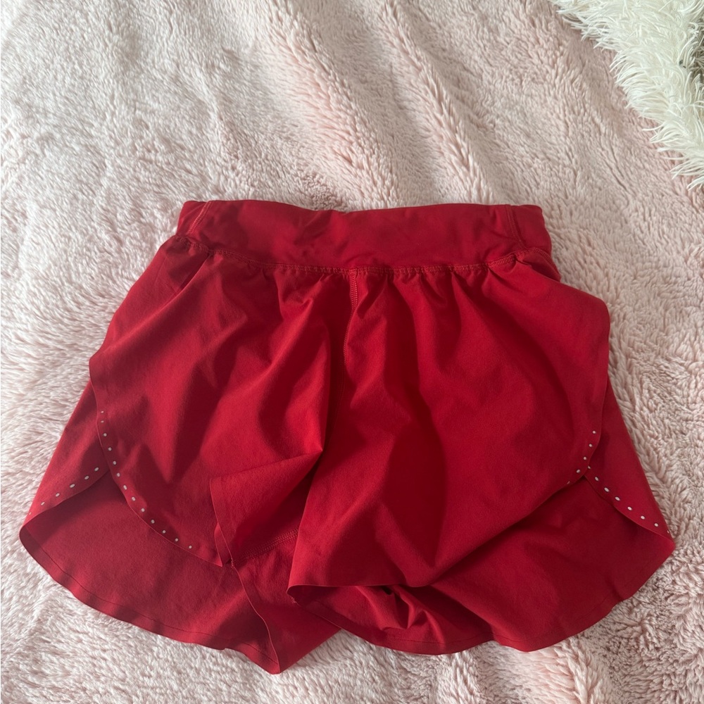 Lululemon Athletica Red Athletic Shorts Lightweight Performance